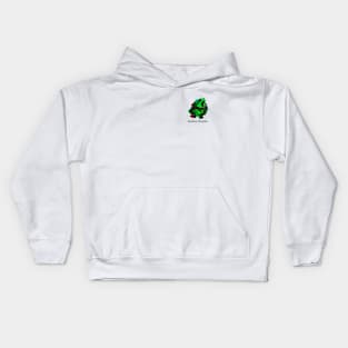 Mosaic Twist (Green) Kids Hoodie